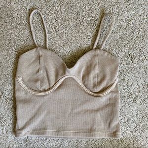 Forever 21 Bustier Style Crop Top NWOT